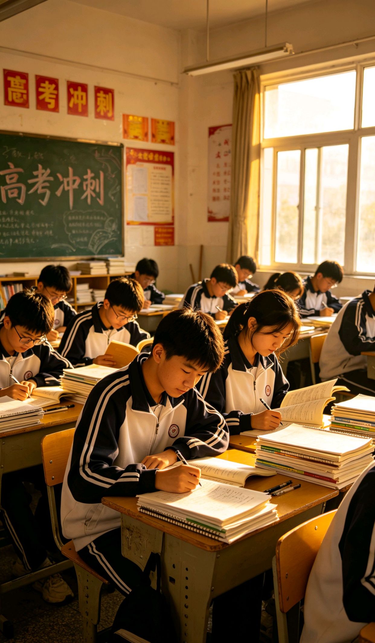 又老一岁最暖心一段话，表达开心的四字词语